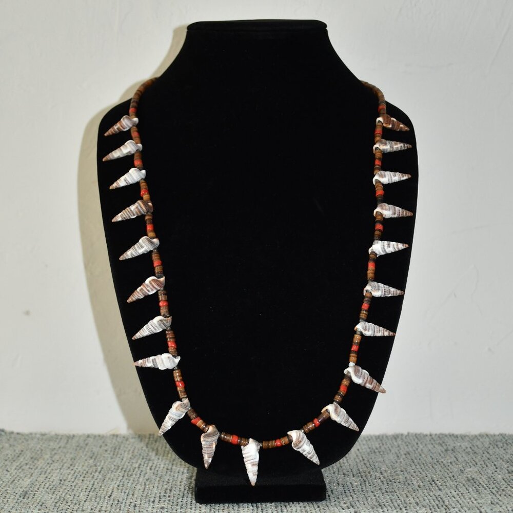 Authentic Native American Heishi Necklace 30"